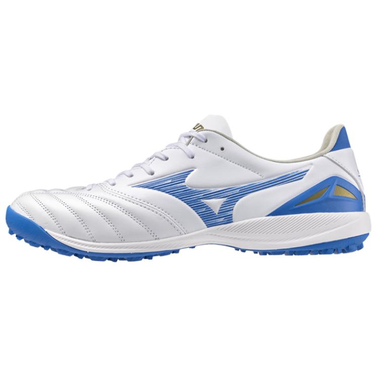 Mizuno Morelia Neo Anti-Slip Wear-Resistant Soccer Shoes Men's White Blue