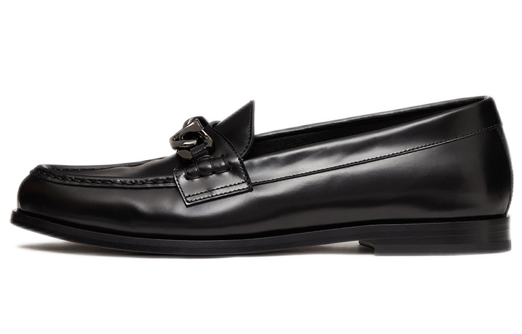 Valentino VLogo Plaque Slip On Loafers