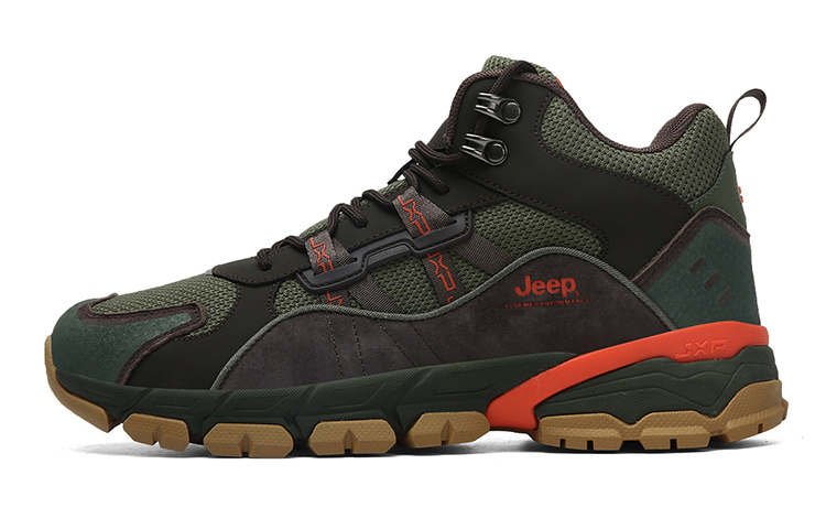 Jeep High Top Outdoor Shoes Men's Green