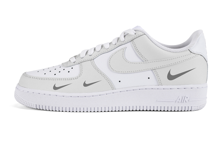 Nike Air Force 1 Air Force 1 Low-Top Skateboard Shoes Men's Gray White
