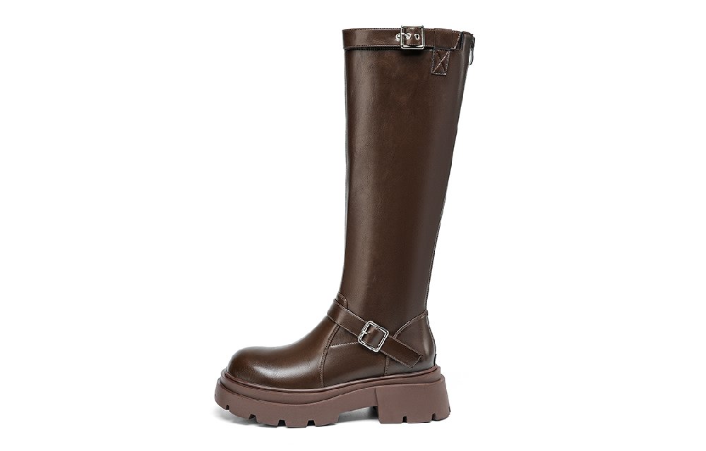 EBLAN Knee high Boots Women's Brown