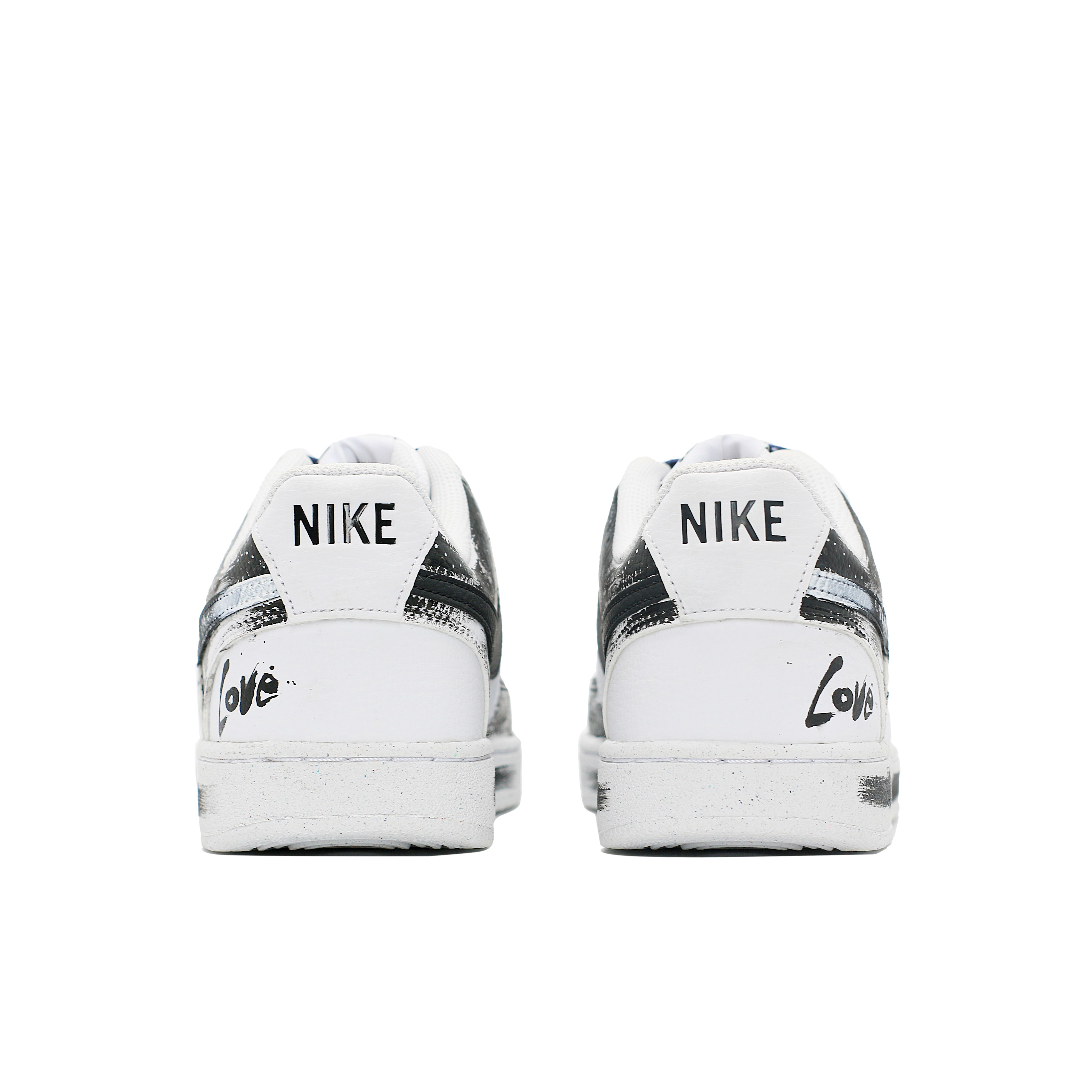 Nike Court Vision 1 Wear resistant And Lightweight Low Top Skateboard Shoes Men's Black White купить в интернет-магазине Yoocart с быстрой доставкой по России.