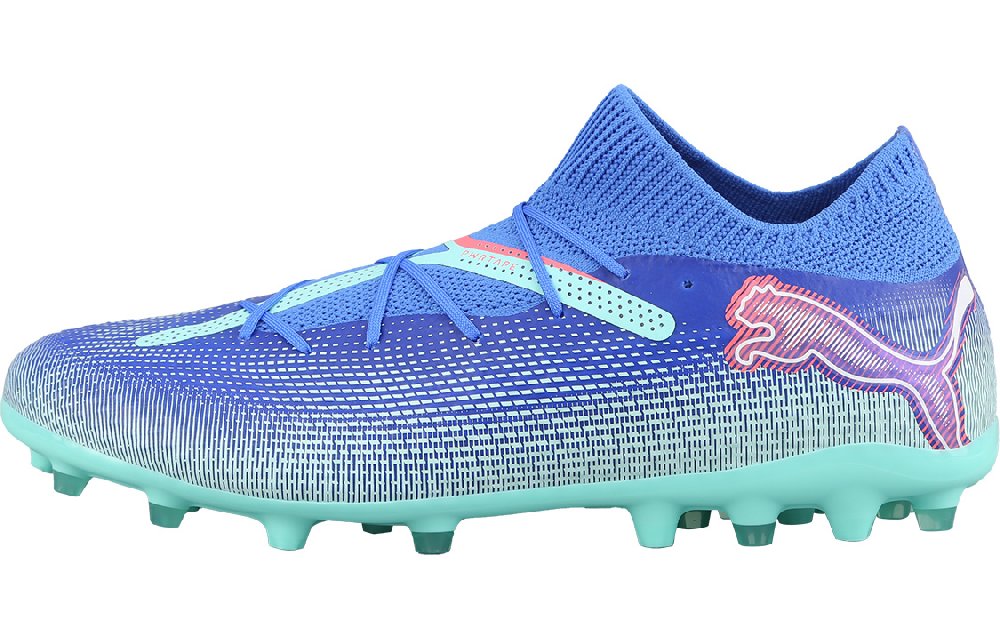 PUMA FUTURE 7 PRO MG Multi Ground Soccer Shoes Men's Blue Green