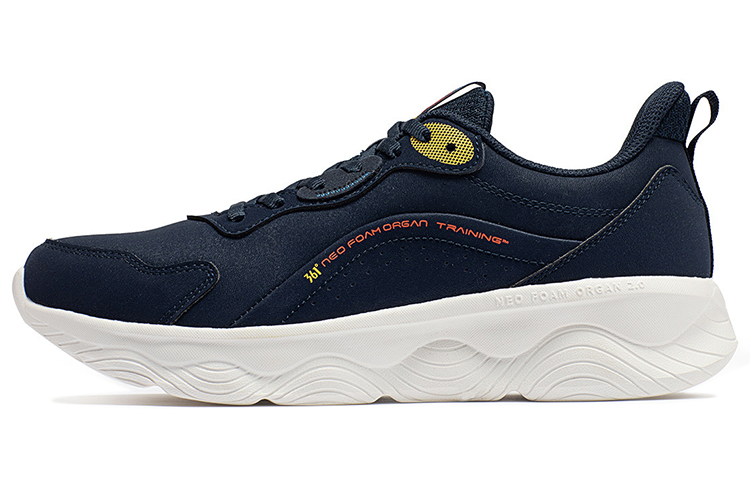 361° Cushioning Breathable Abrasion Resistant Slip Resistant Low Top Running Shoes Men's Shadow Blue