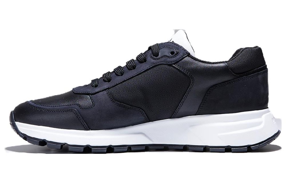 PRADA Leather And Re-Nylon 'Black White'