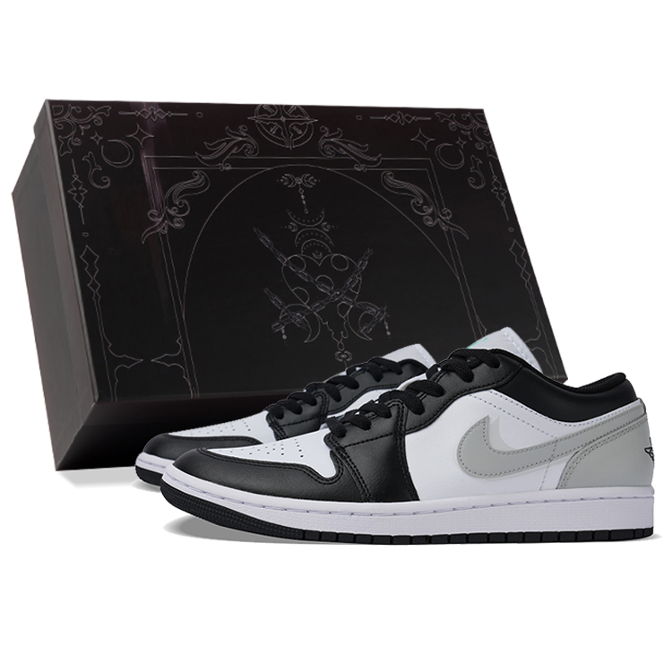 Jordan Air Jordan 1 Low-Top Vintage Basketball Shoes Men's Black Gray