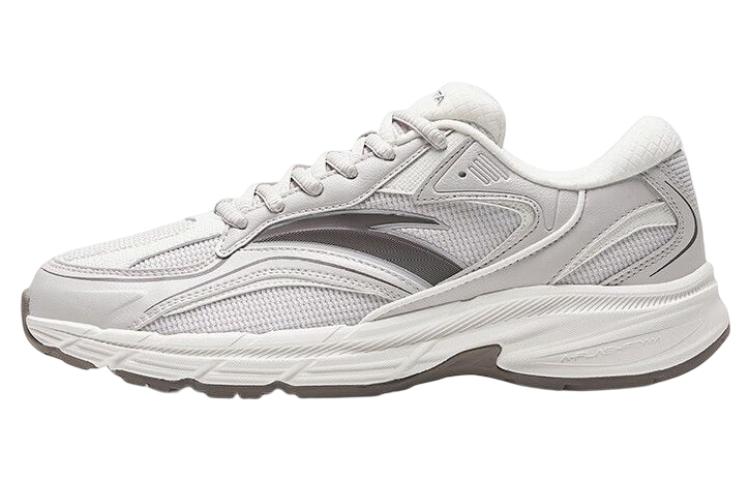 Anta AT952 Slip Resistant, Abrasion Resistant, Breathable Low Top Running Shoes Men's White Gray