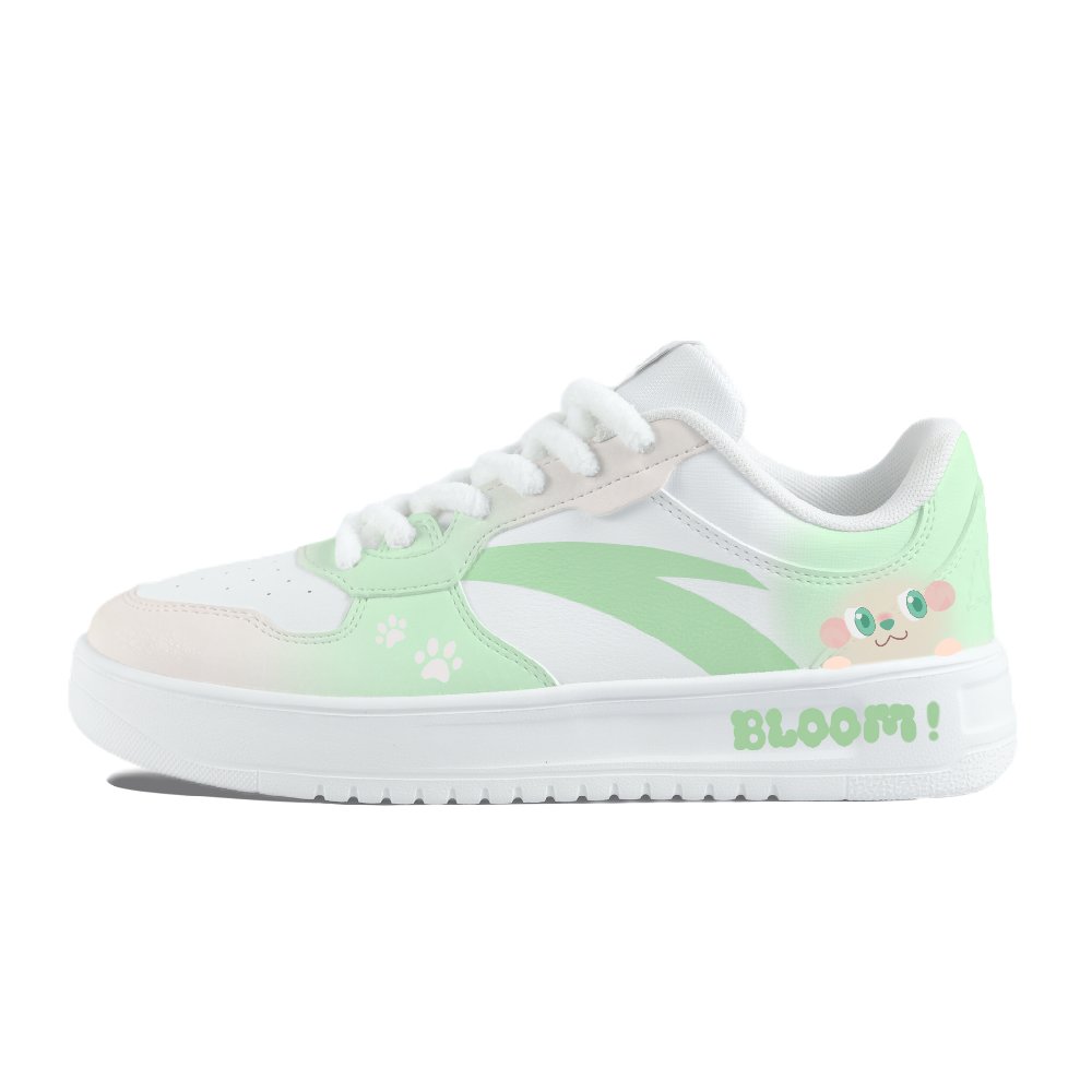 Anta Relaxed Anti Slip Wear Resistant Low Top Skateboard Shoes Unisex White