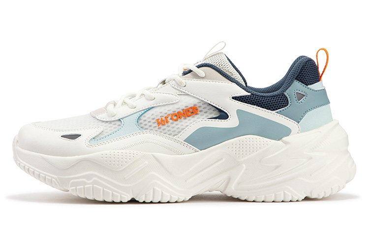 361° Ode MONO Yarn Edition Slip Resistant, Abrasion Resistant, Breathable Low Top Casual Shoes Men's Mist Blue