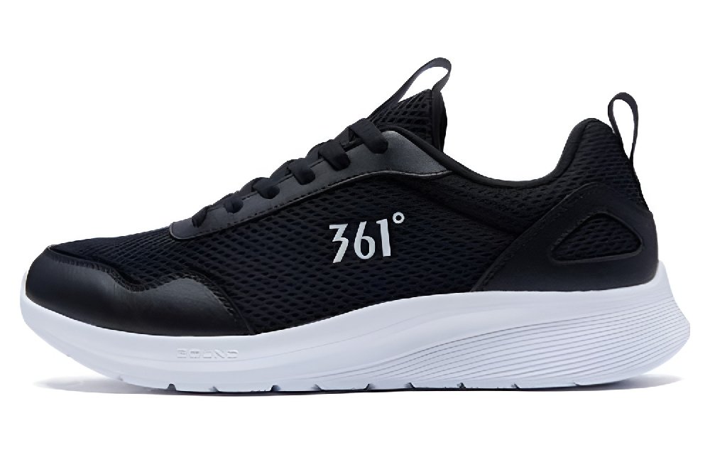 361° Shock Absorbers Slip Resistant, Abrasion Resistant, Breathable Low Top Running Shoes Men's Obsidian Black