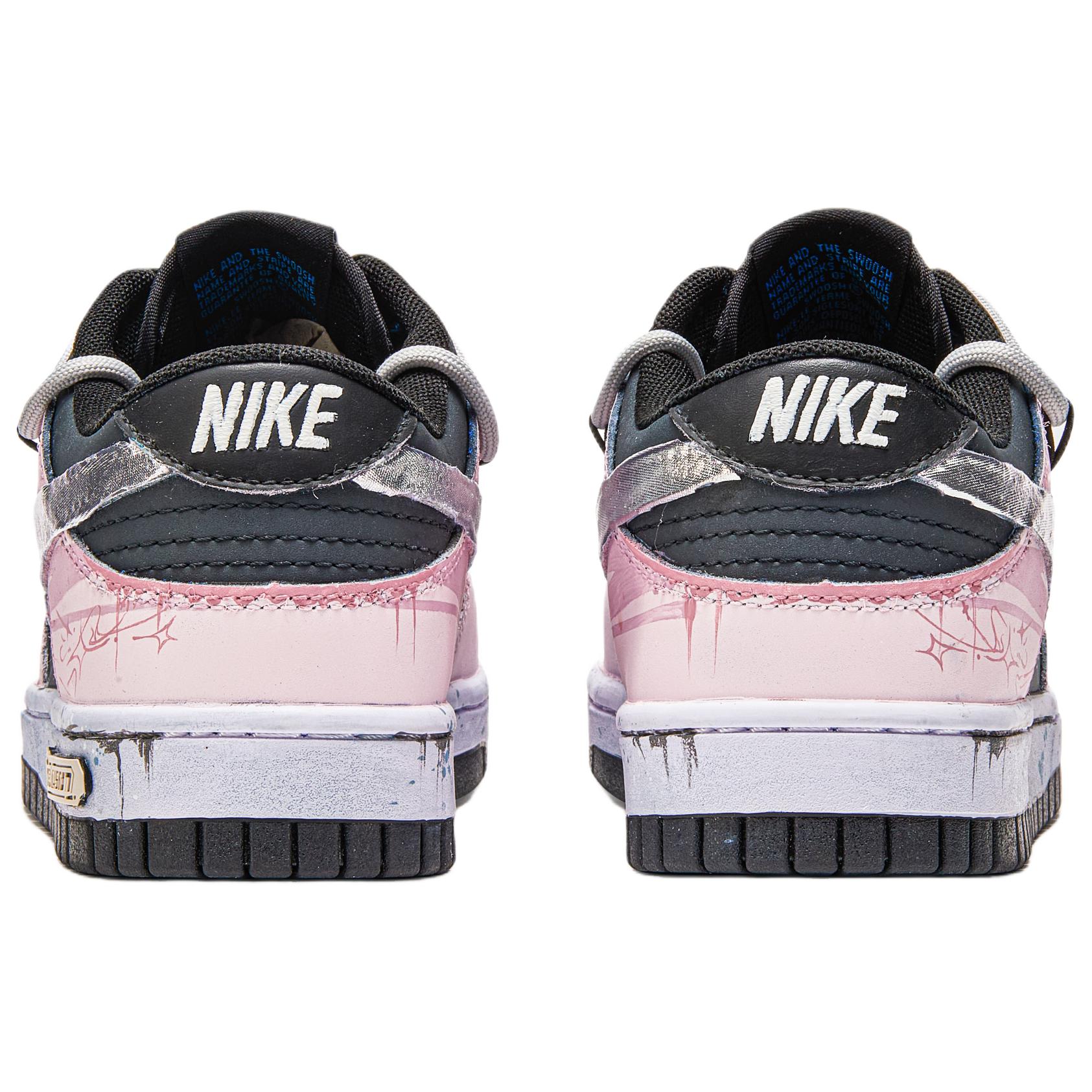 Nike Dunk Quick Dry And Abrasion Resistant Low top Skateboard Shoes Unisex Black Pink купить в интернет-магазине Yoocart с быстрой доставкой по России.