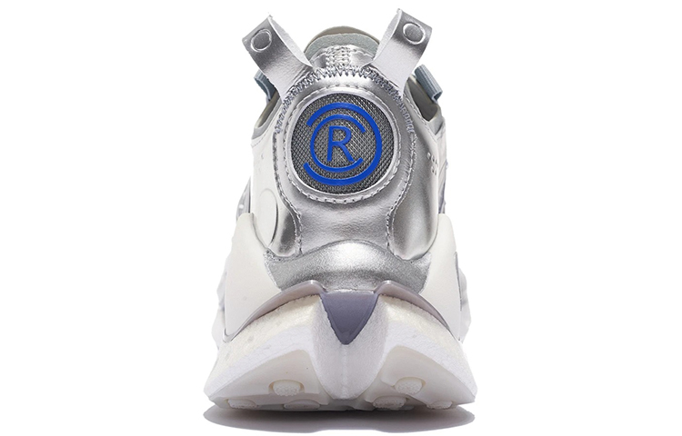 LiNing Cushioning, Slip Resistant, Abrasion Resistant, Breathable, Rebound Low Top Casual Shoes Men's Gray Silver