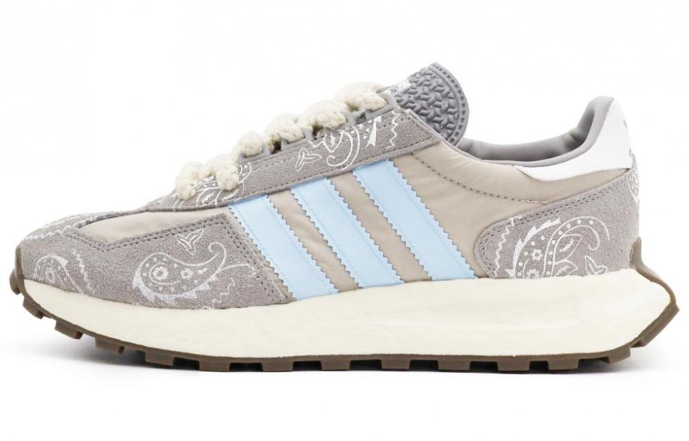 Adidas Originals Retropy E5 Anti-Slip And Wear-Resistant Support Low-Top Running Shoes Unisex Gray White