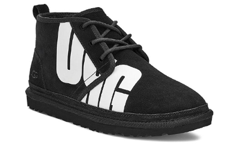 UGG Neumel Boot Chopd Black White