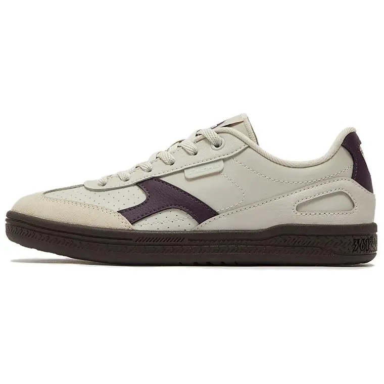 361° Walk Slip Resistant Abrasion Resistant Low top Skateboard Shoes Women's White Brown