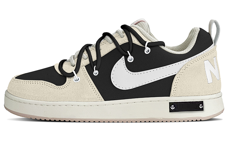 Nike Court Borough Low PRM Low-Top Skateboard Shoes Women's White Gray Black