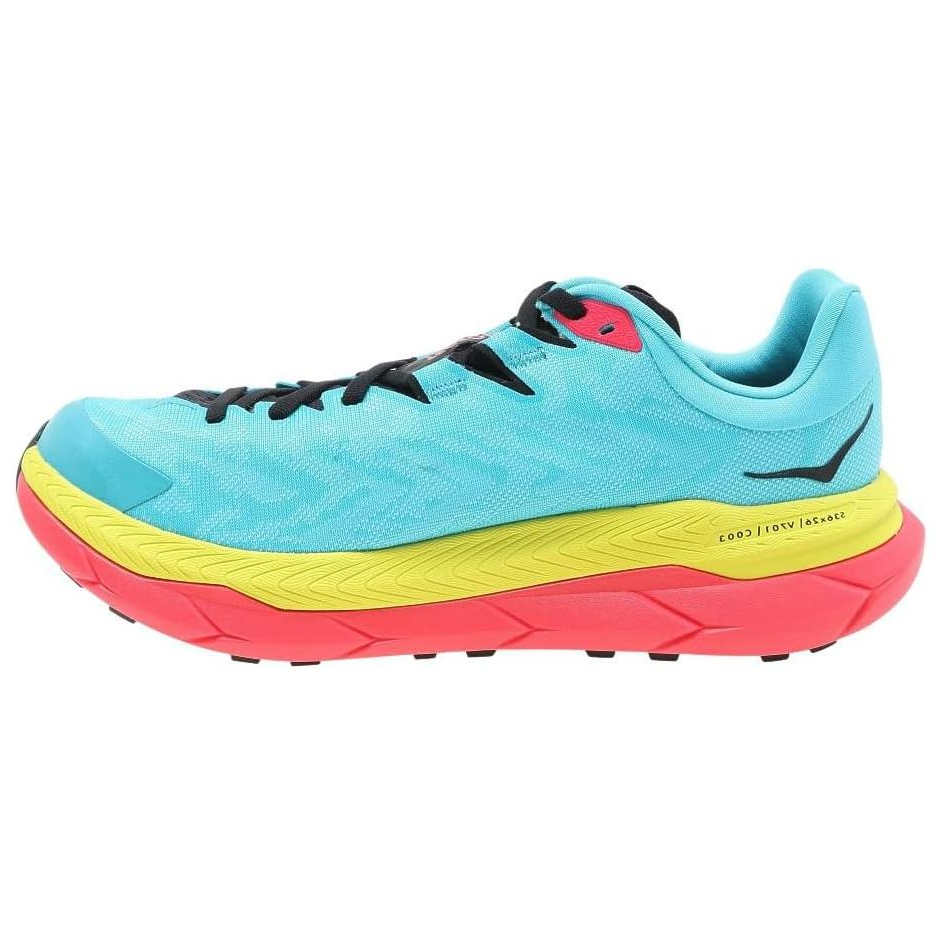 HOKA ONE ONE Shock Absorbers Slip Resistant Low Top Casual Running Shoes Unisex Blue Yellow