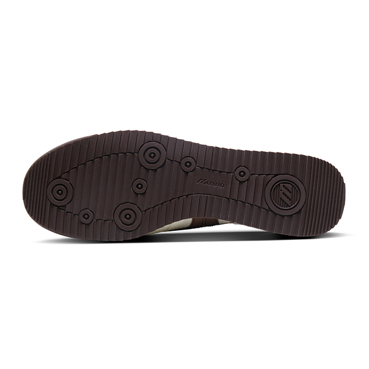 YONGPUKAFEI x Mizuno LG 60S Slip Resistant, Breathable, Lightweight Low Top Casual Shoes Unisex Ecru Coffee
