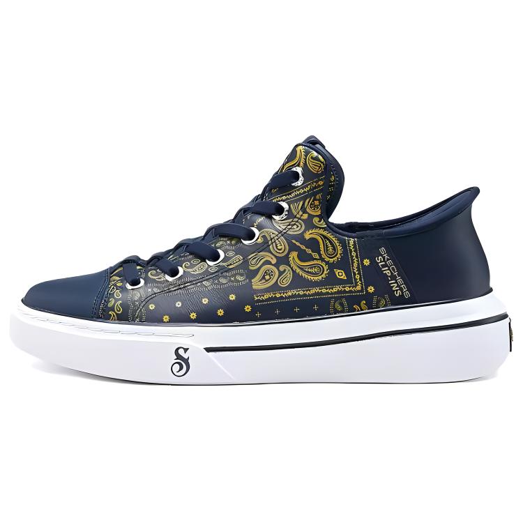 Skechers SNOOP Low Top Skateboard Shoes Men's Marine Blue