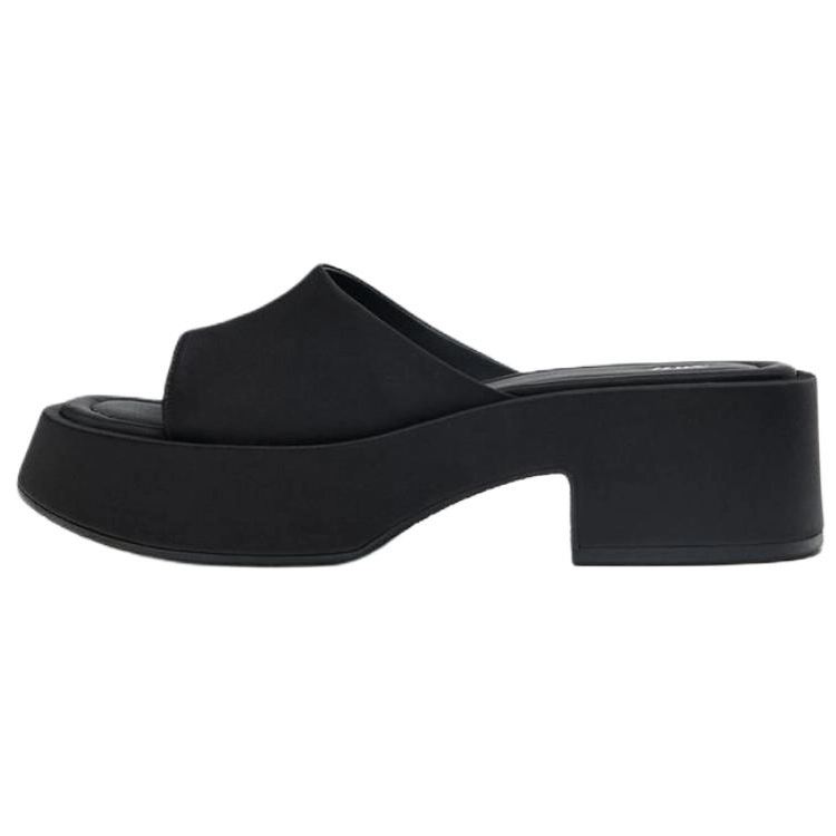 ZARA Slide Slippers Women's Black