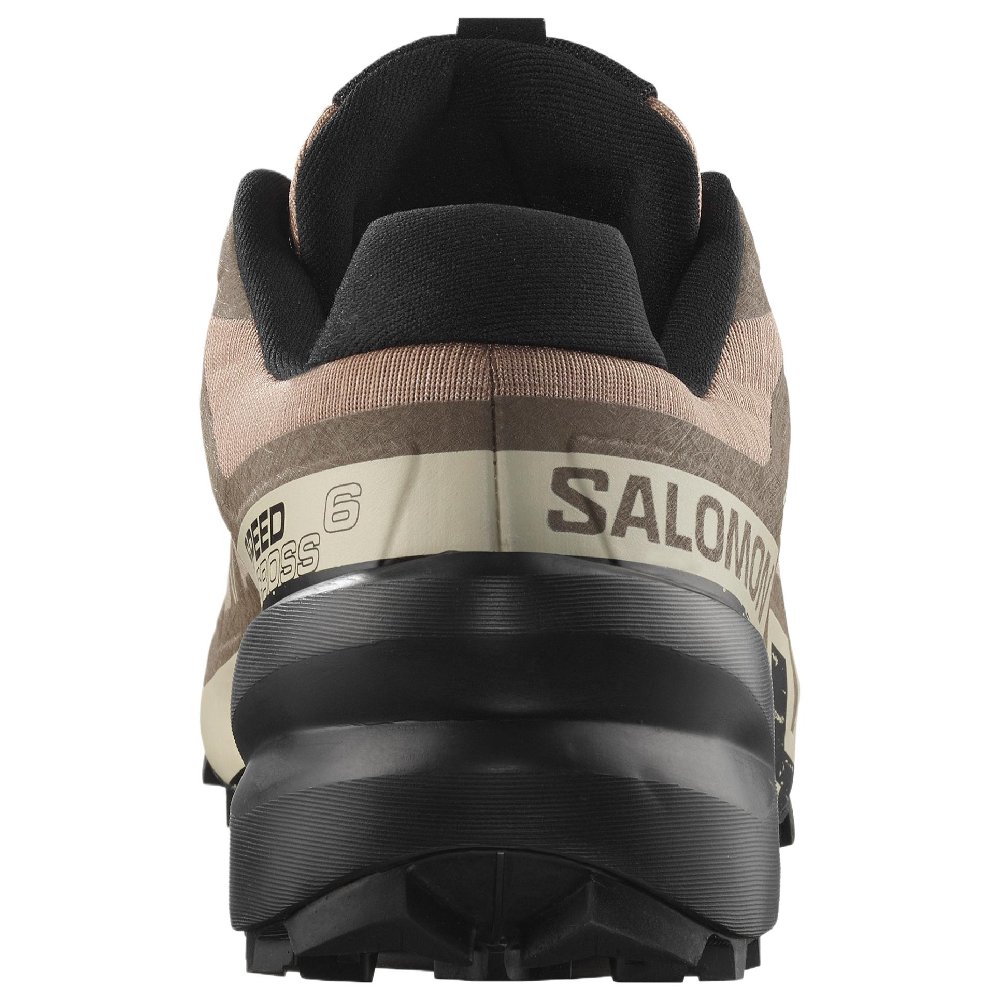SALOMON Speedcross 6 Low Top Running Shoes Men's Pink Brown