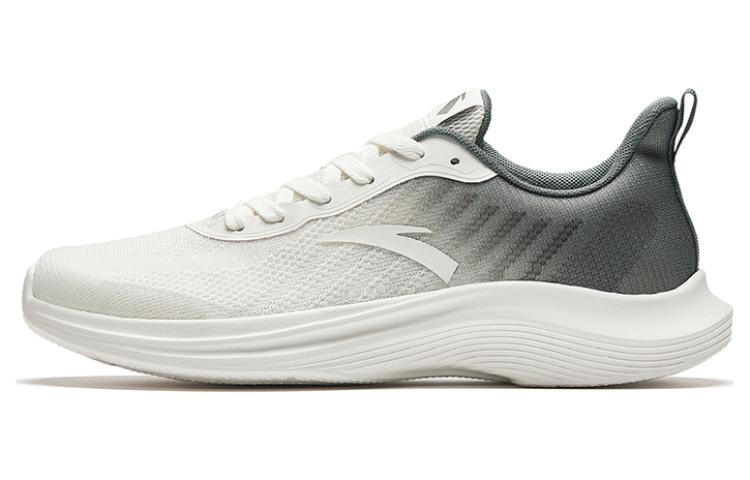 Anta Shock Absorbers With Slip Resistant And Abrasion Resistant Properties Low Top Running Shoes Men's Gray Green White