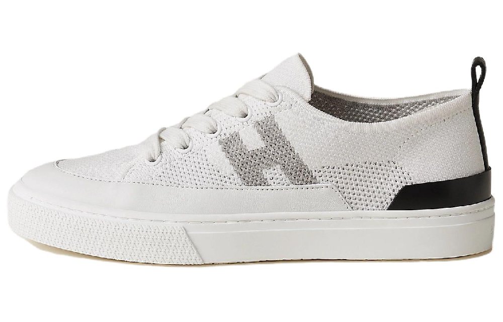 HERMES Deep Low-Top Skateboard Shoes Women's White