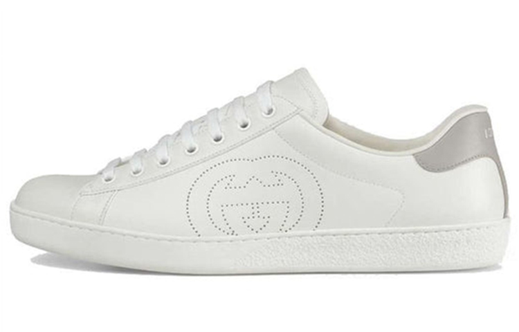 GUCCI Ace 'Interlocking G   White Grey'