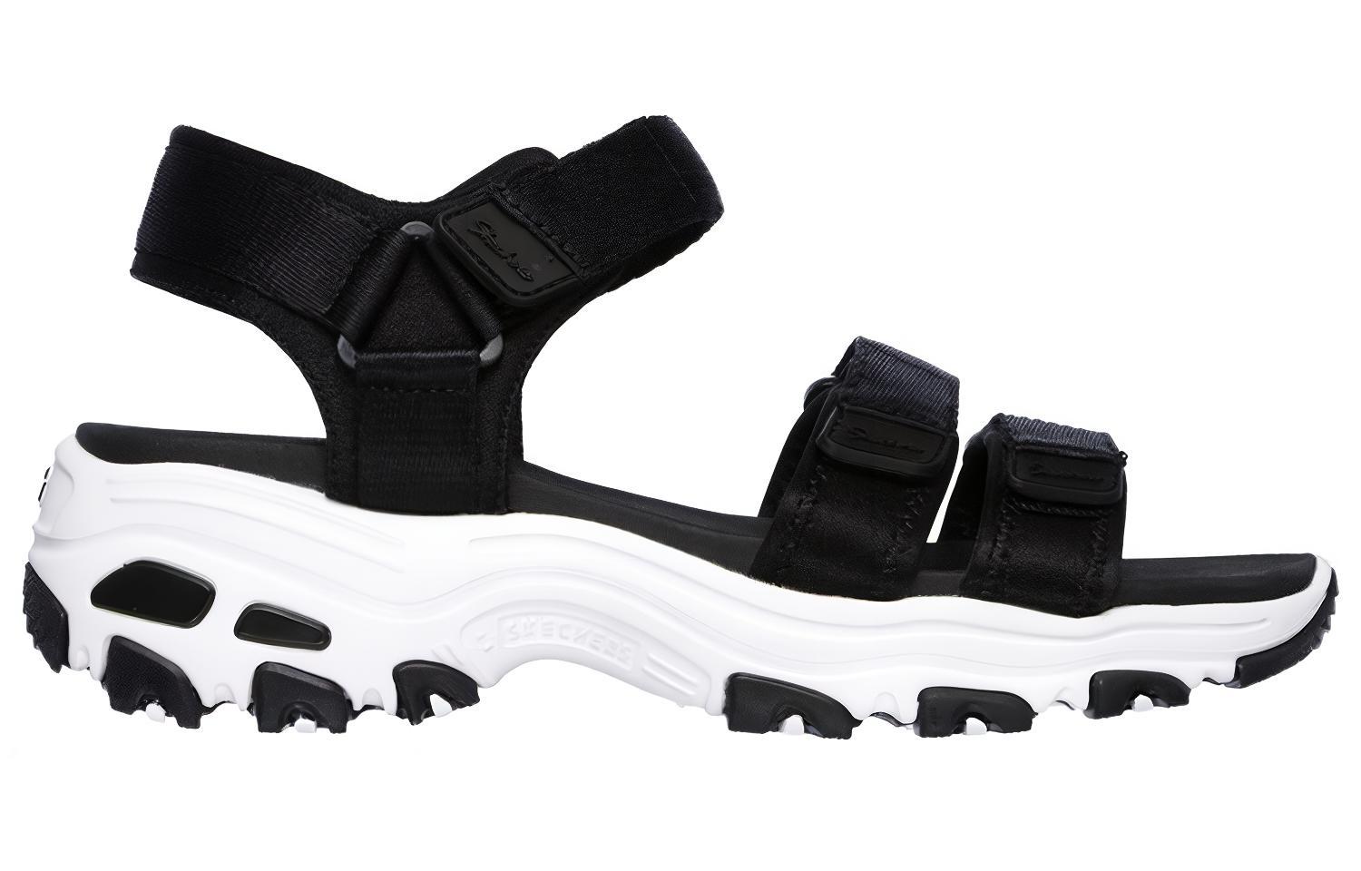 Skechers D'Lites Sandals Black Women's купить в интернет-магазине Yoocart с быстрой доставкой по России.