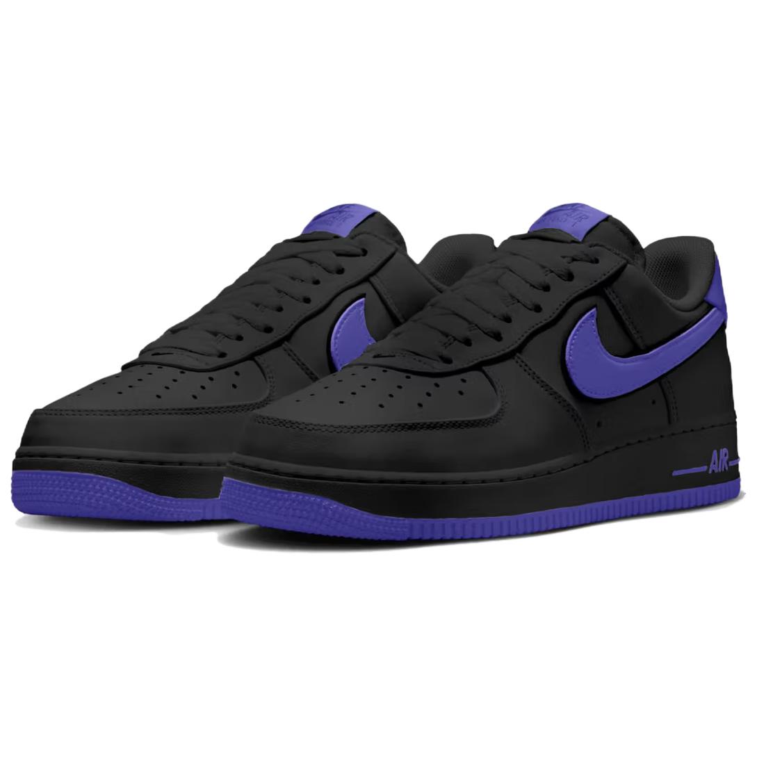 Kobe Bryant x Nike Air Force 1 Slip Resistant Abrasion Resistant Low top Skateboard Shoes Unisex Black Purple