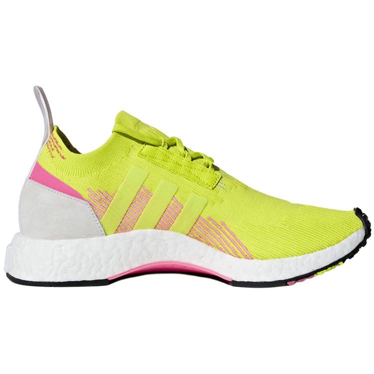 Adidas Nmd Racer Primeknit Semi Solar Yellow Women's
