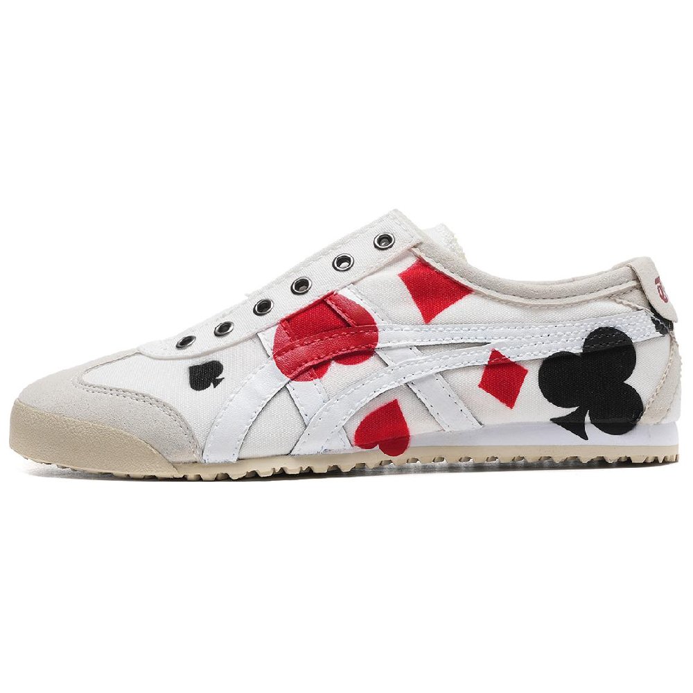 Onitsuka Tiger MEXICO 66 Casual Shoes Unisex Low-Top White Blue Red