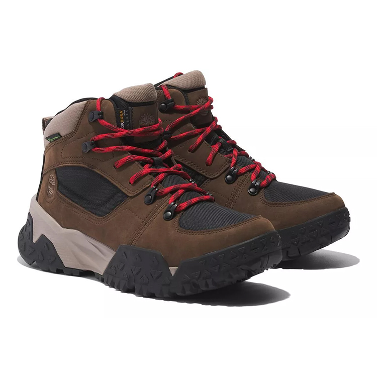 Timberland Motion Scramble Mid Lace Up Waterproof Hikers 'Dark Brown Nubuck' купить в интернет-магазине Yoocart с быстрой доставкой по России.