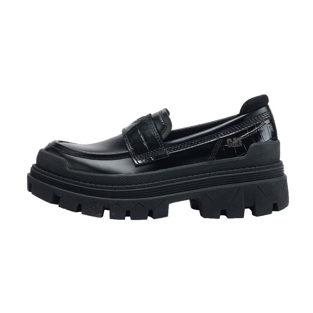 CAT Hardwear Loafer Slip-Resistant Short Outdoor Boots Women's Black