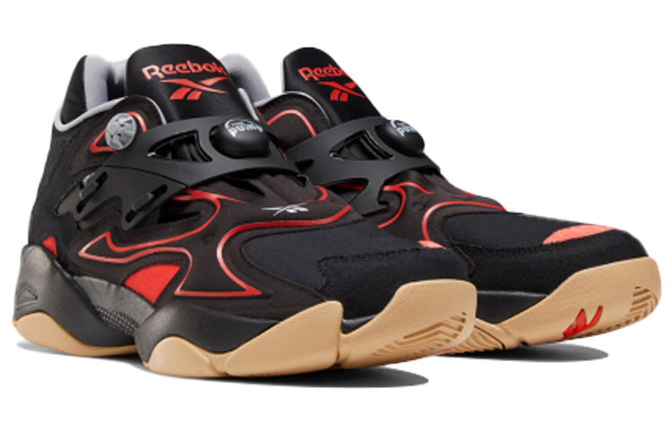 Reebok Pump Court Black Red Gum купить в интернет-магазине Yoocart с быстрой доставкой по России.