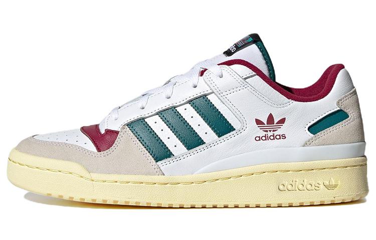 Adidas Forum Low White Teal Burgundy