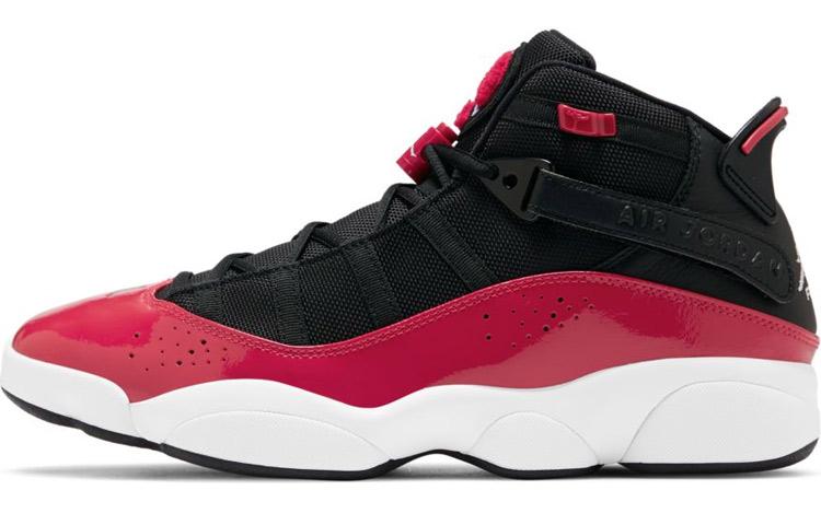 Jordan 6 Rings Black Gym Red White