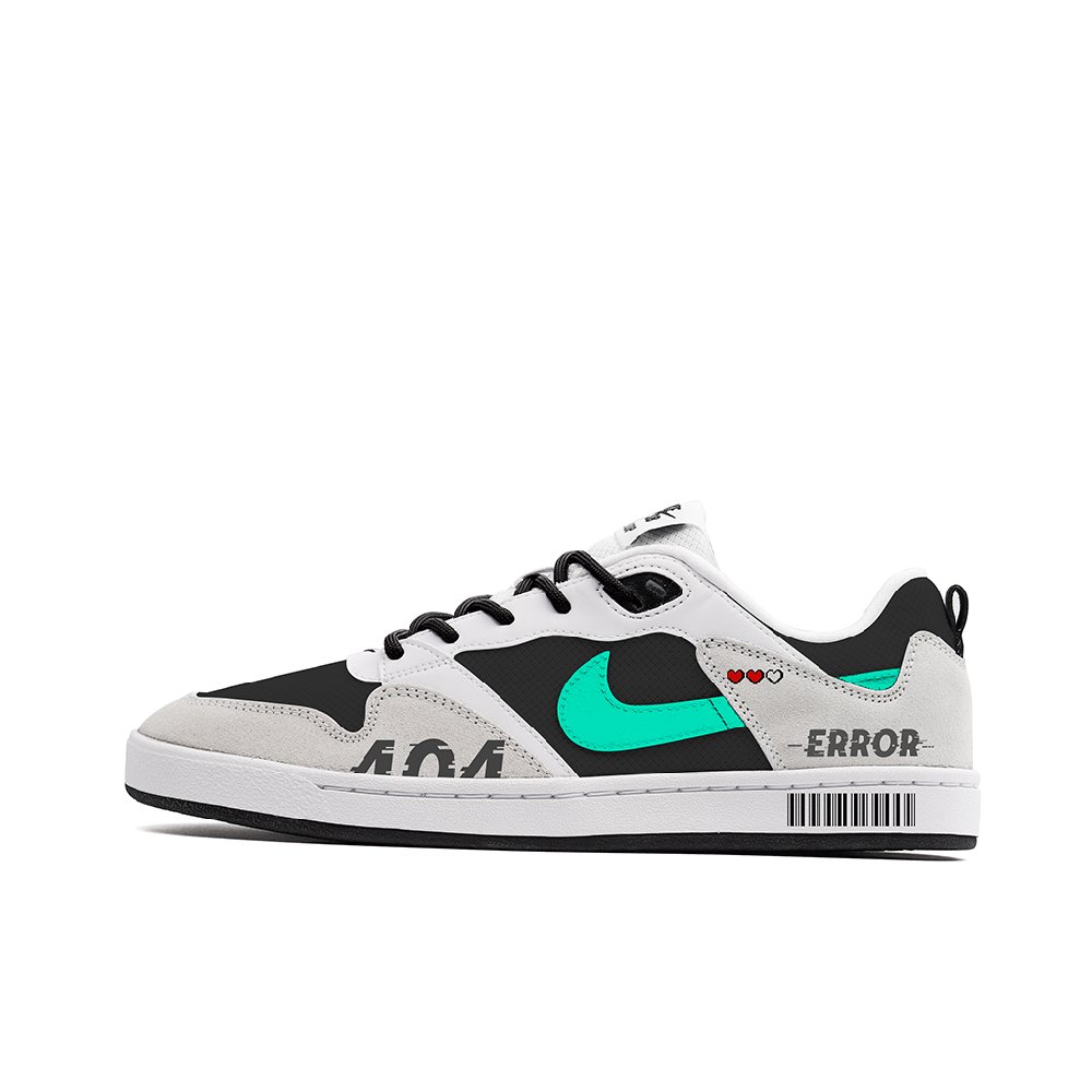 Nike SB Alleyoop Slip Resistant Low Top Skateboard Shoes Men's Tiffany