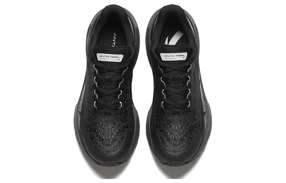 Anta Cushioned Slip-Resistant Abrasion-Resistant Low-Top Running Shoes Men's Black купить в интернет-магазине Yoocart с быстрой доставкой по России.