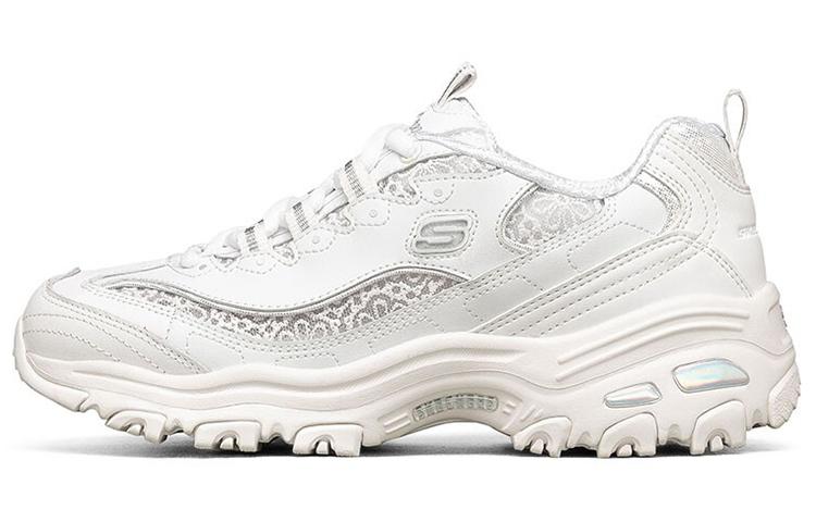 Skechers D Lites 1.0 Running Shoes White Women's
