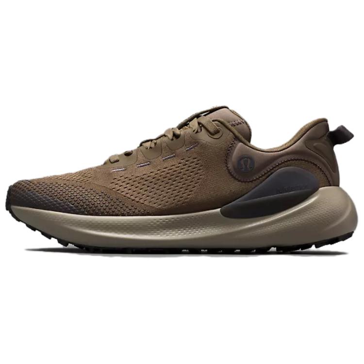 Lululemon Beyondfeel Trail Anti Slip Wear Resistant Low Top Running Shoes Men's Brown