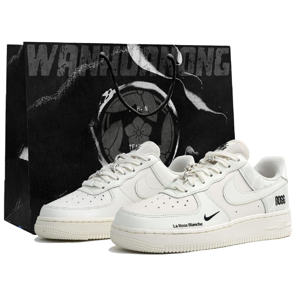 Nike Air Force 1 Low Top Skateboard Shoes Women's White