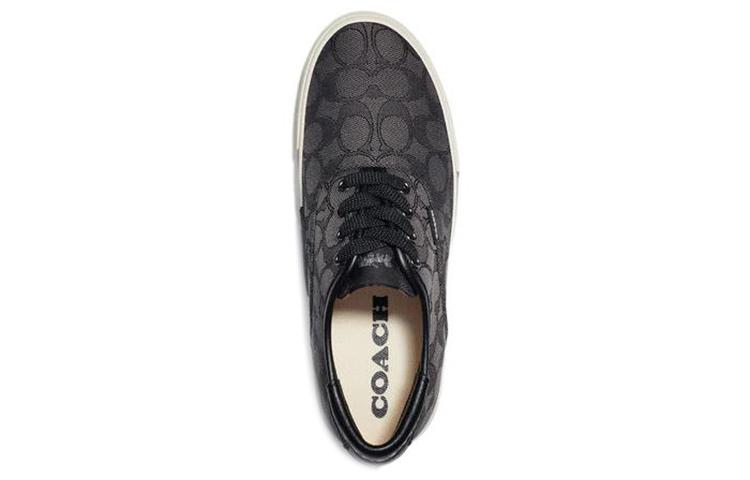 COACH CitySole Skate Low-Top Stylish Skateboarding Shoes Women's Black