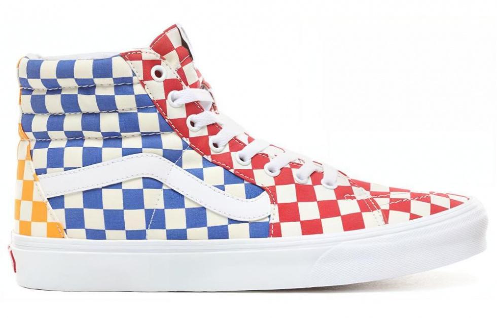 Vans SK8 Hi Multicolor Checkerboard