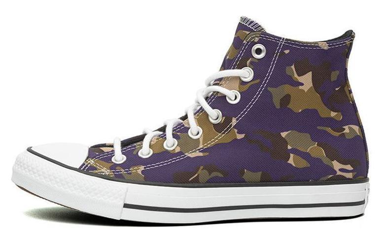 Converse Chuck Taylor All Star Allover Camo High Top Purple