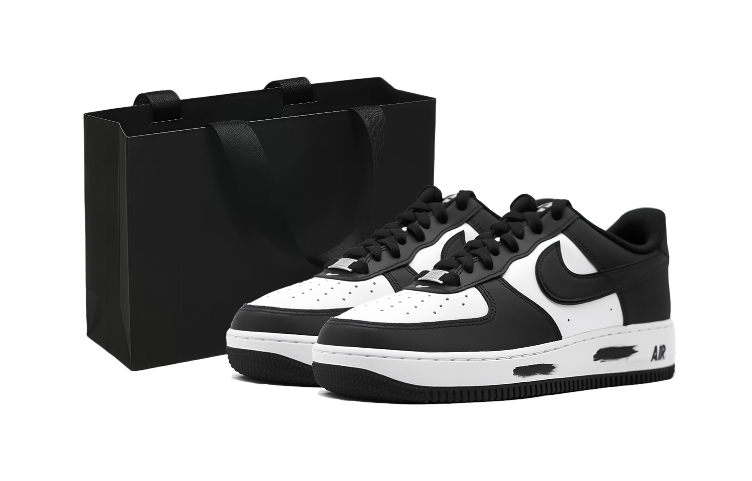 Nike Air Force 1 'Panda Air Force 1 Panda Vibe Low top Skateboard Shoes Unisex