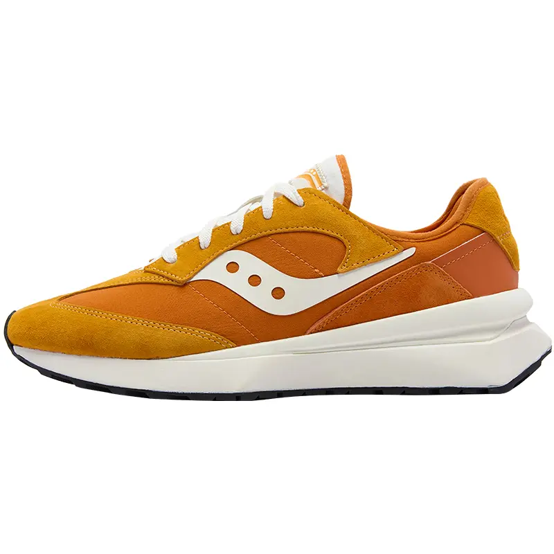 Saucony JAZZ RENEW Jazz Slip Resistant Abrasion Resistant Low top Casual Shoes Unisex Yellow