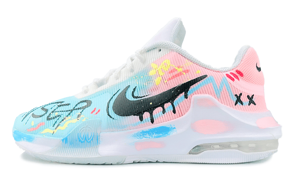 Nike Air Max Impact 4 Shock Absorbers Mid Top Basketball Shoes Men's Pink