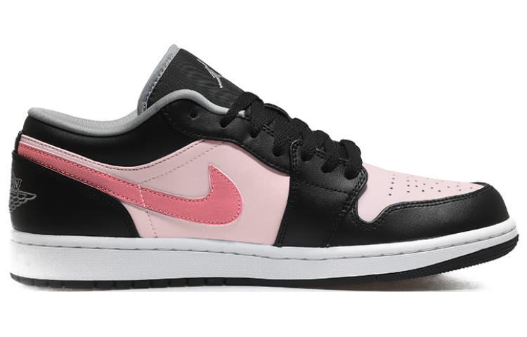 Jordan Air Jordan 1 Heartbeat Heart, Urban Chic Style Black Pink Love Cushioning Slip Resistant Abrasion Resistant