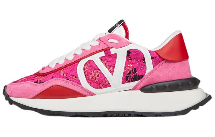Valentino Garavani Lacerunner Lace Panelled Sneakers